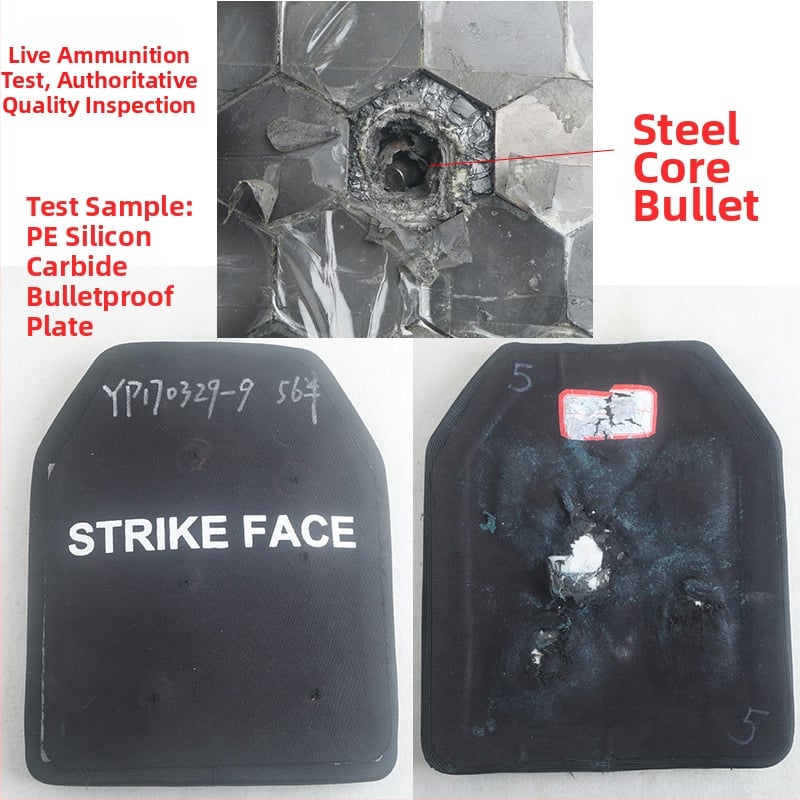 Weilin keramička pločica za prsa GA3/4/5/6 NIJ IV/III, aluminij-silikon-karbid keramika, oko 1,5 kg