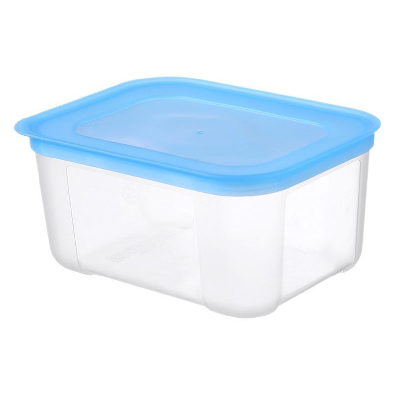 Πλαστικό δοχείο αποθήκευσης τροφίμων για κουζίνα, ψυγείο και κατάψυξη — σφραγιζόμενο, φορητό, μινιμαλιστικός σχεδιασμός, για φρούτα, λαχανικά και κρέας