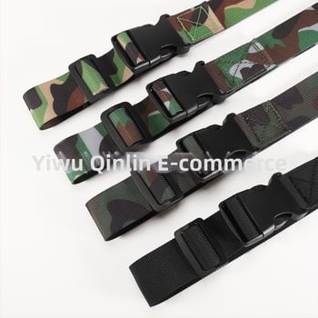 Kanvas josta ar plastmasas sprādzi, platums 2-4 cm, Qinlin