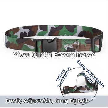 Kanvas josta ar plastmasas sprādzi, platums 2-4 cm, Qinlin