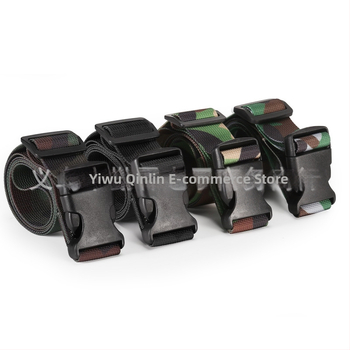 Kanvas josta ar plastmasas sprādzi, platums 2-4 cm, Qinlin