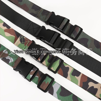 Kanvas josta ar plastmasas sprādzi, platums 2-4 cm, Qinlin