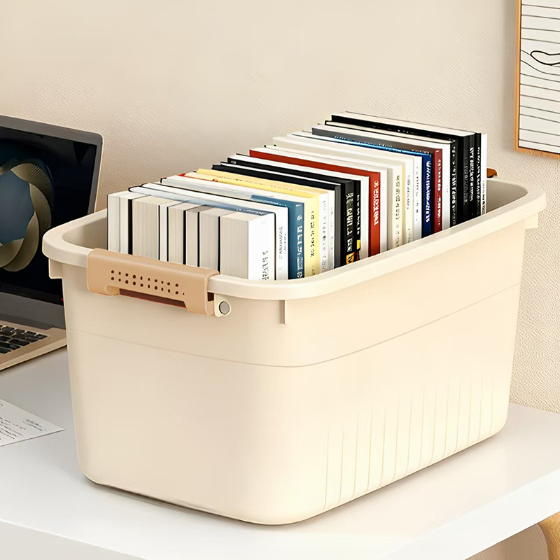 Πολυλειτουργικό πλαστικό κουτί αποθήκευσης γραφείου με καπάκι, για σαλόνι και υπνοδωμάτιο, μοντέρνος μινιμαλιστικός σχεδιασμός