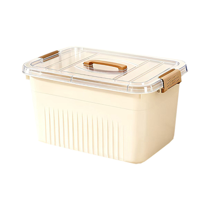 Πολυλειτουργικό πλαστικό κουτί αποθήκευσης γραφείου με καπάκι, για σαλόνι και υπνοδωμάτιο, μοντέρνος μινιμαλιστικός σχεδιασμός