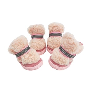 Zimske cipele za pse malih pasmina (Bichon) – protuklizne, tople, pamukaste čizme za snijeg