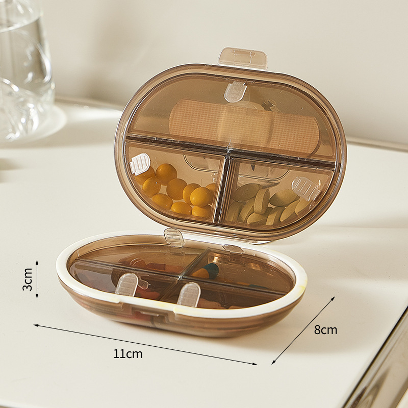 Kutija za tablete, zaštitena od vlage s podijeljenim pretincima, model 1186, polipropilen, kapacitet 18 L
