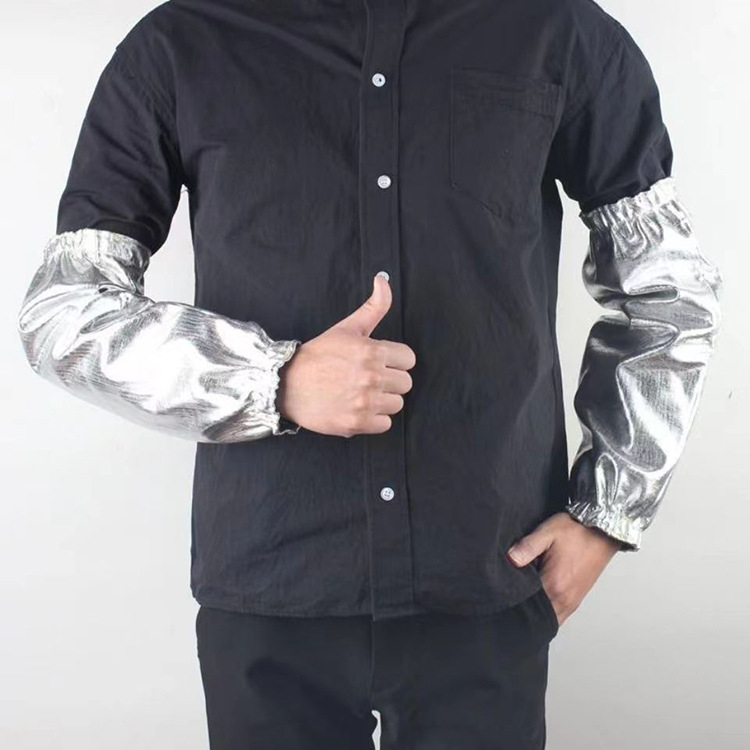 Zaštitni rukav od aluminijske folije za zavarivanje, toplinska izolacija, otporne na ulje, otporne na plamen, zaštita od opeklina, protiv iskri