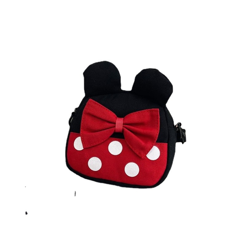 Dječja mini torbica preko ramena od platna, prozračna i otporna na habanje, podstava od poliestera, za osnovnu školu, svakodnevna upotreba, dječji sladak stil