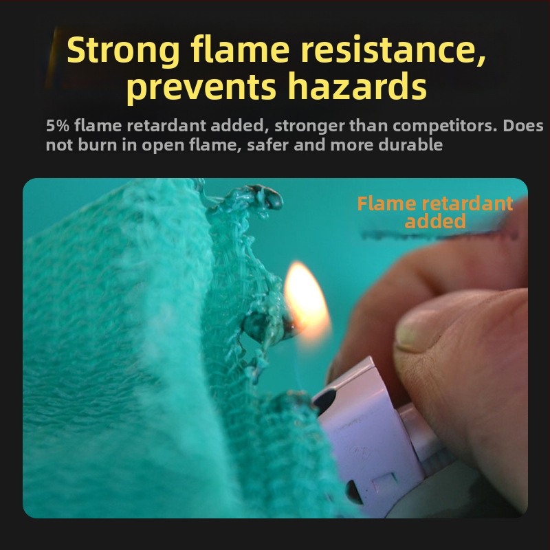 Plasă de protecție pentru șantier: rezistentă la foc, plasă densă pentru schele, protecție împotriva prafului