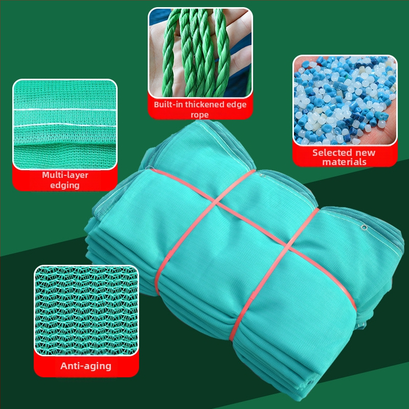 Plasă de protecție pentru șantier: rezistentă la foc, plasă densă pentru schele, protecție împotriva prafului