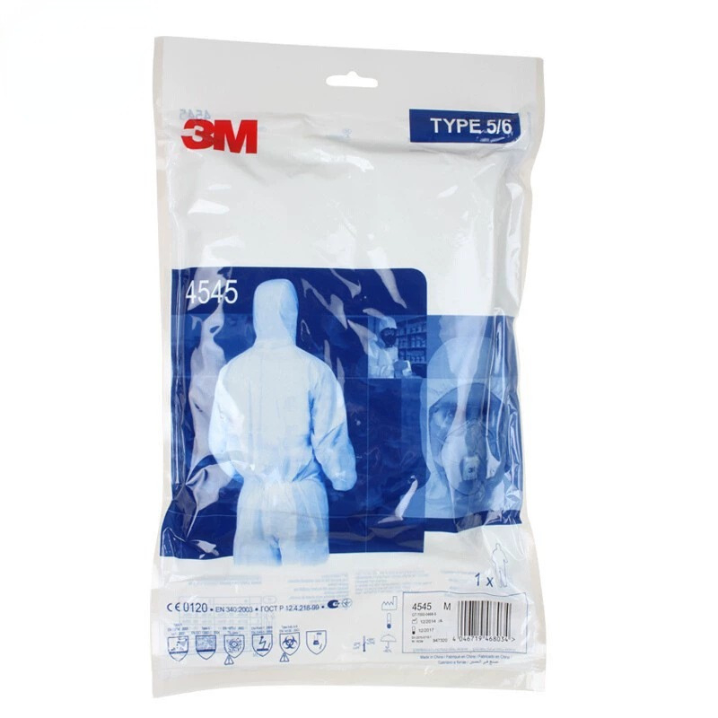 3M4515 Jednodelni zaštitni kombinezon za cijelo tijelo – prozračan, kemijski otporan, antistatičan, otporan na prašinu