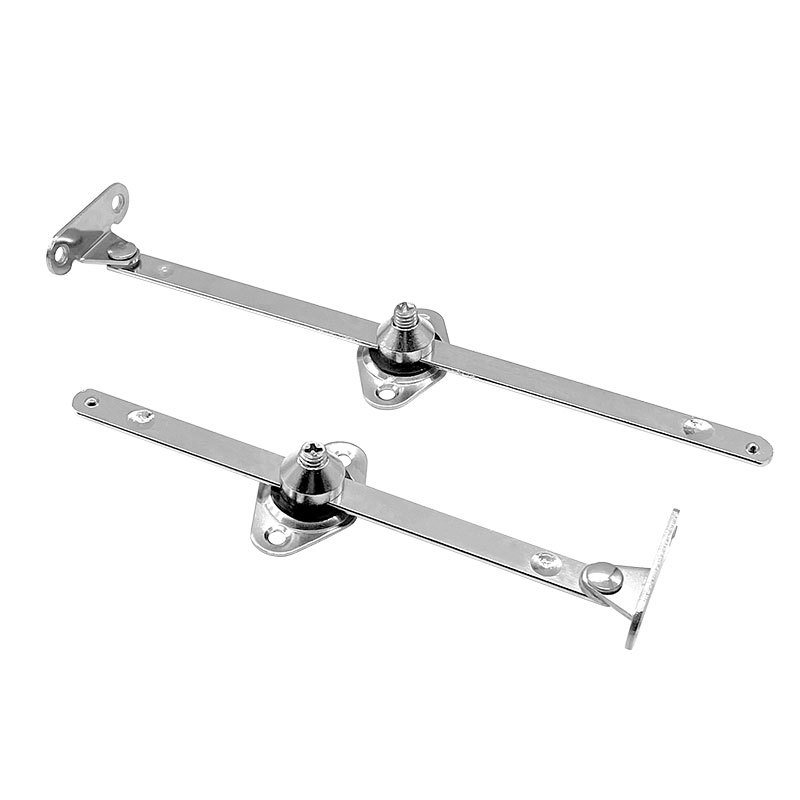 Donji potporni štap za vrata ormara, dvodijelni povlačni štap, cinkova zlitina, zakrivljena ručka, model 502