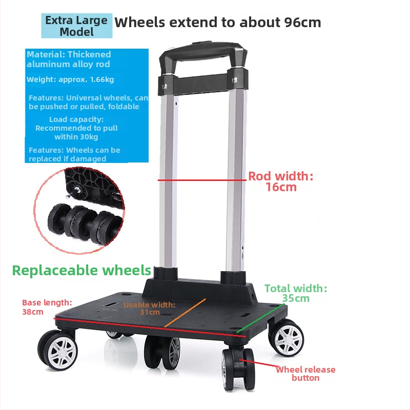 Detský stojan na školskú tašku – hliníkový doplnok s vstavaným teleskopickým sklopným vozíkom, na voľnočasové cestovanie, jar 2025