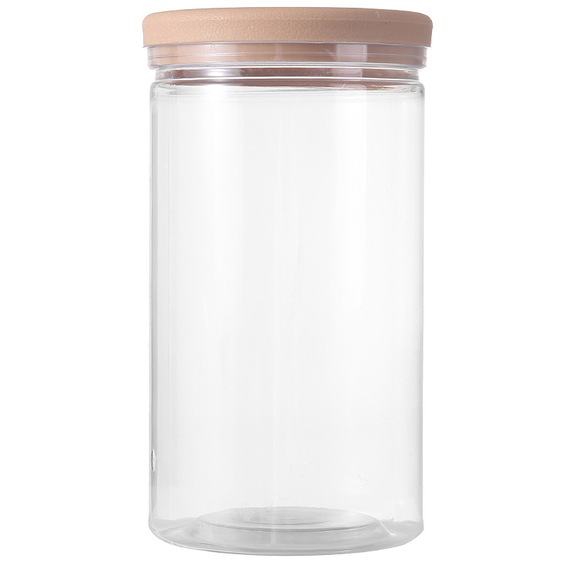 Κυκλικό πλαστικό δοχείο αποθήκευσης τροφίμων, ανθεκτικό στην υγρασία, κυλινδικού σχήματος, κατάλληλο για φούρνο μικροκυμάτων