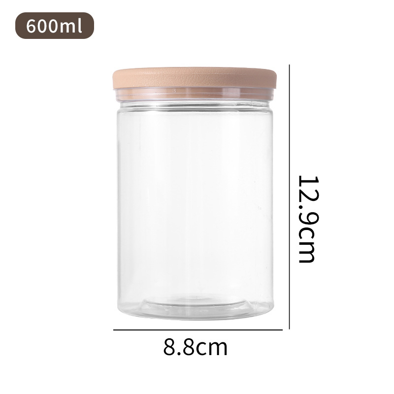 Κυκλικό πλαστικό δοχείο αποθήκευσης τροφίμων, ανθεκτικό στην υγρασία, κυλινδικού σχήματος, κατάλληλο για φούρνο μικροκυμάτων