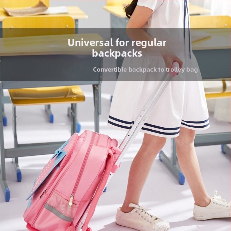 Školský vozík s držiakom na školskú tašku – ABS materiál, značka lecelece, kód produktu Bbgd01, Príslušenstvo batožiny, jar 2024