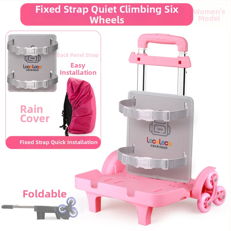 Školský vozík s držiakom na školskú tašku – ABS materiál, značka lecelece, kód produktu Bbgd01, Príslušenstvo batožiny, jar 2024