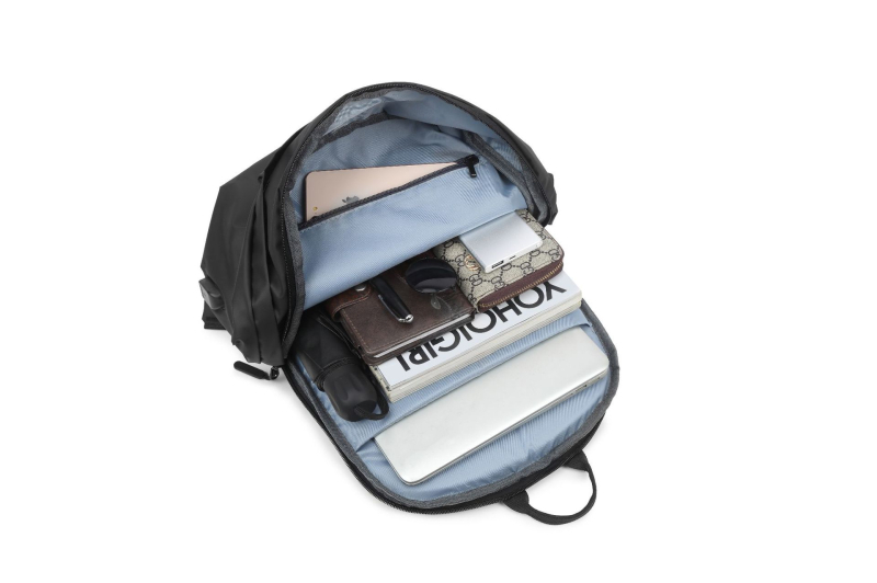 Torba za prijenosno računalo za putovanje, vodootporna, lagana, protiv krađe, USB, kapacitet 20–35 L, za 14-inčne prijenosno računalo