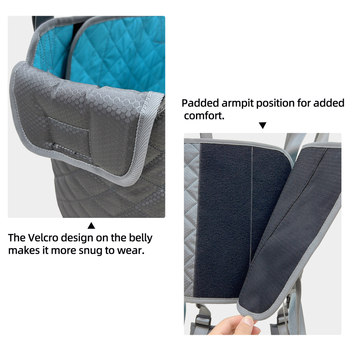 Sling za hodanje za rehabilitaciju – poliester, 1000 g, podržava pacijente s ograničenom mobilnošću tijekom vježbanja hodanja