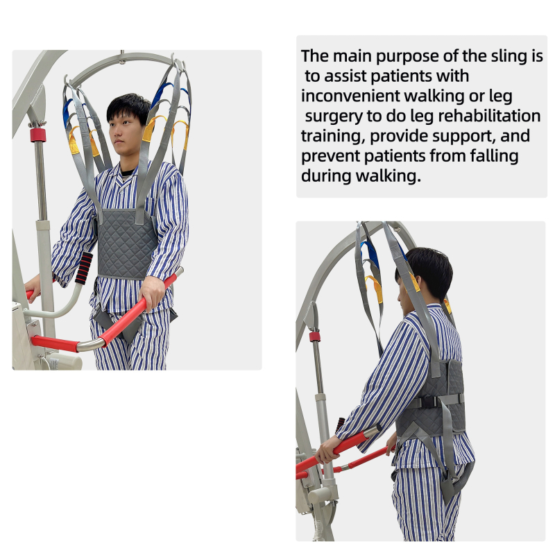 Sling za hodanje za rehabilitaciju – poliester, 1000 g, podržava pacijente s ograničenom mobilnošću tijekom vježbanja hodanja