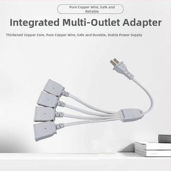 Vodotesná skrinka s 220V zásuvkou, rozdeľovač 1–4 pre modem/router