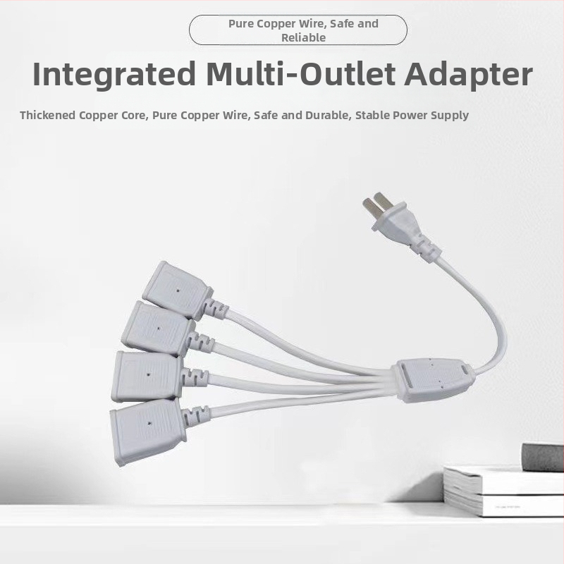 Vodotesná skrinka s 220V zásuvkou, rozdeľovač 1–4 pre modem/router