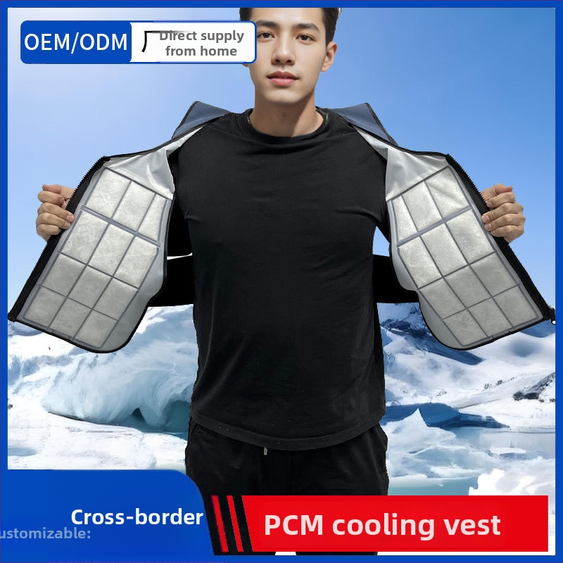 Vesta s chladiacim efektom PCM pre vonkajšiu prácu na stavenisku – polyester, 1100 g