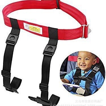 Hordozható gyerekbiztonsági öv repülőútra – poliészter öv, biztonsági tanúsítvánnyal