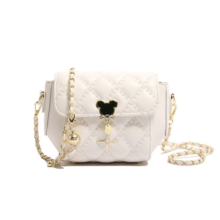 PU mala torbica s dijamantnim ševom i lančanim remenom, ženska torbica za rame ili crossbody