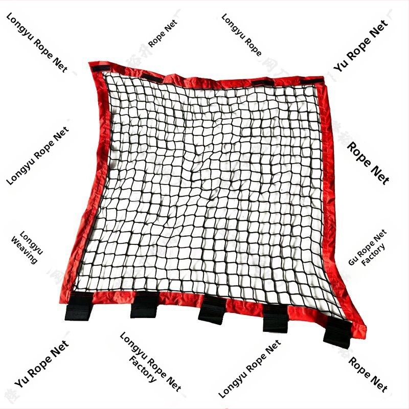 Mreža za zaštitu od pada za platformu ljestve – Model T.z.008, bez čvorova, mreža od polietilena/poliester, stakloplastična izolirana sigurnost