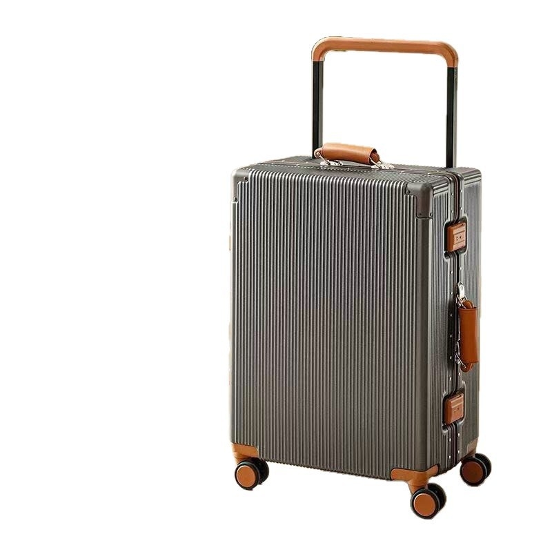 Kofa s aluminijskim okvirom i okretno 360° kotači, unisex, zaključavanje na kombinaciju, pogodan za studentska i poslovna putovanja