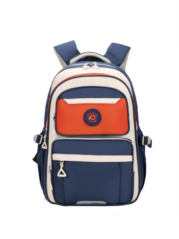 Ученическа раница: лека, водоустойчива, оксфорд плат, голям обем, презрамки с въздушна възглавница