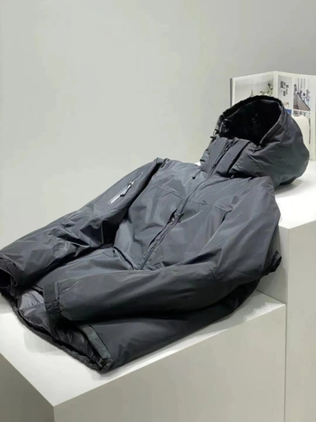 850-fill-power bijelog patkastog perja, muški outdoor kamuflažni parkas, zimska down jakna