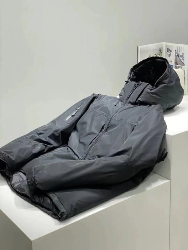 850-fill-power bijelog patkastog perja, muški outdoor kamuflažni parkas, zimska down jakna