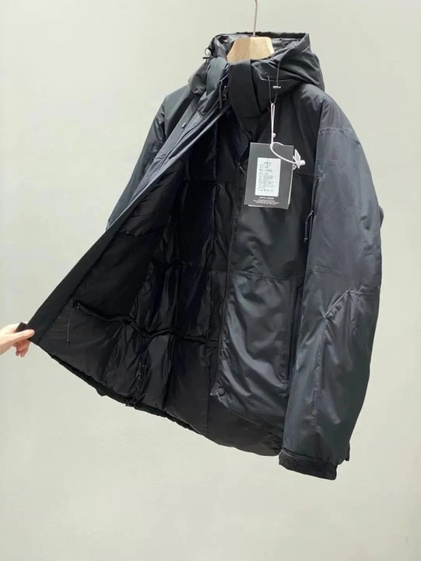 850-fill-power bijelog patkastog perja, muški outdoor kamuflažni parkas, zimska down jakna