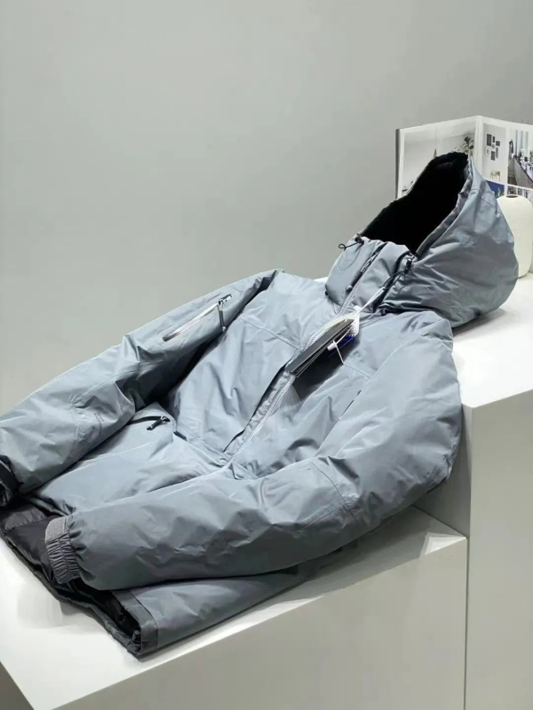 850-fill-power bijelog patkastog perja, muški outdoor kamuflažni parkas, zimska down jakna