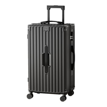 Kufor za putovanje velikog kapaciteta, unisex, tiši 360° univerzalni kotači, zatvaranje na zatvarač, PC materijal, suho/mokro odjeljak, kombinacijska brava