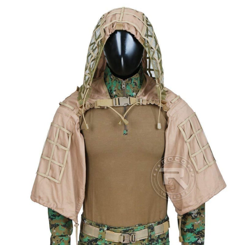 Taktički kamuflažni trening outfit - 100% pamuk, prozračan, jednofarben, unisex, za sve sezone