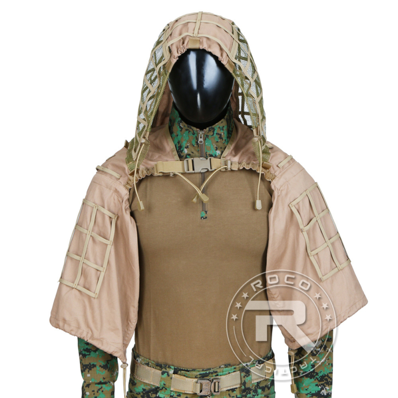 Taktički kamuflažni trening outfit - 100% pamuk, prozračan, jednofarben, unisex, za sve sezone
