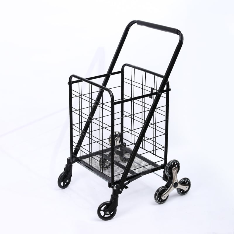 Преносима четириколесна сгъваема железна количка с печат на лого и възможност за персонализация