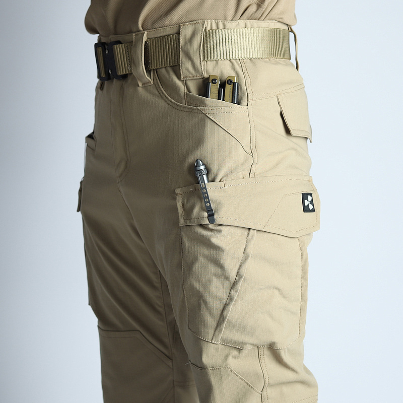 Pantaloni tactici unisex pentru toate anotimpurile, cu elasticitate, rezistență la uzură și impermeabilitate.