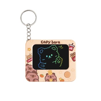 Μπρελόκ με καρτουνίστικη μίνι ζωγραφική σανίδα, σχέδιο αυτοκινήτου, πλαστικό – δώρο