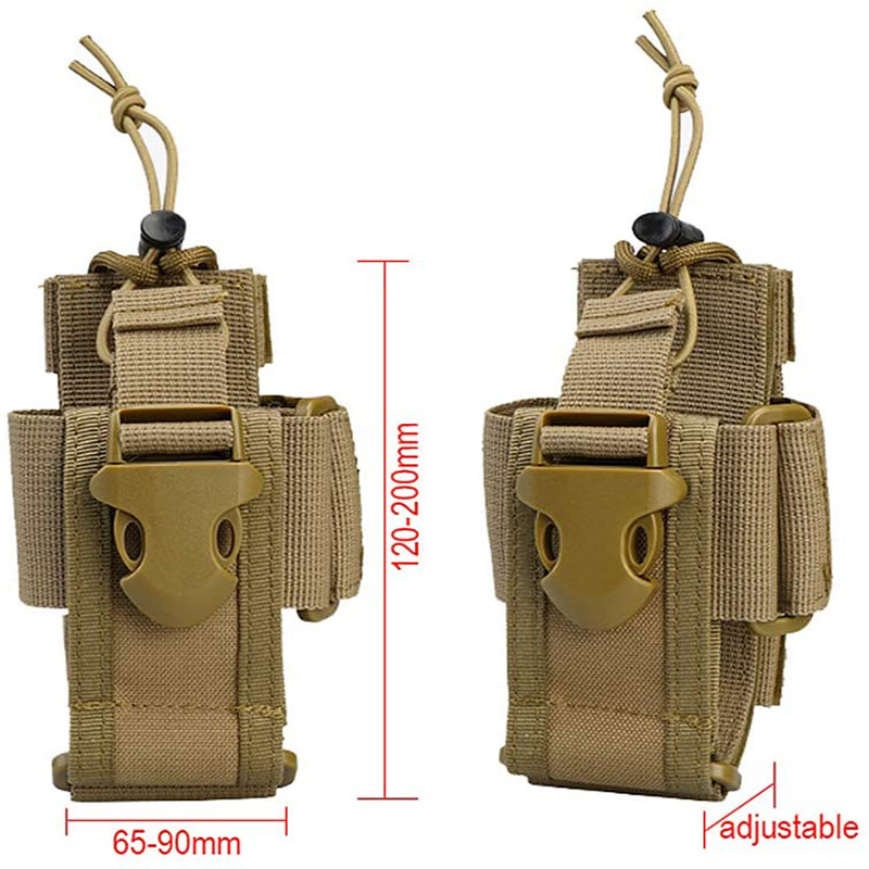 Torba za Walkie-Talkie s kopčom – najlon, prozračna, vodootporna, ultralagana, prostor za pohranu