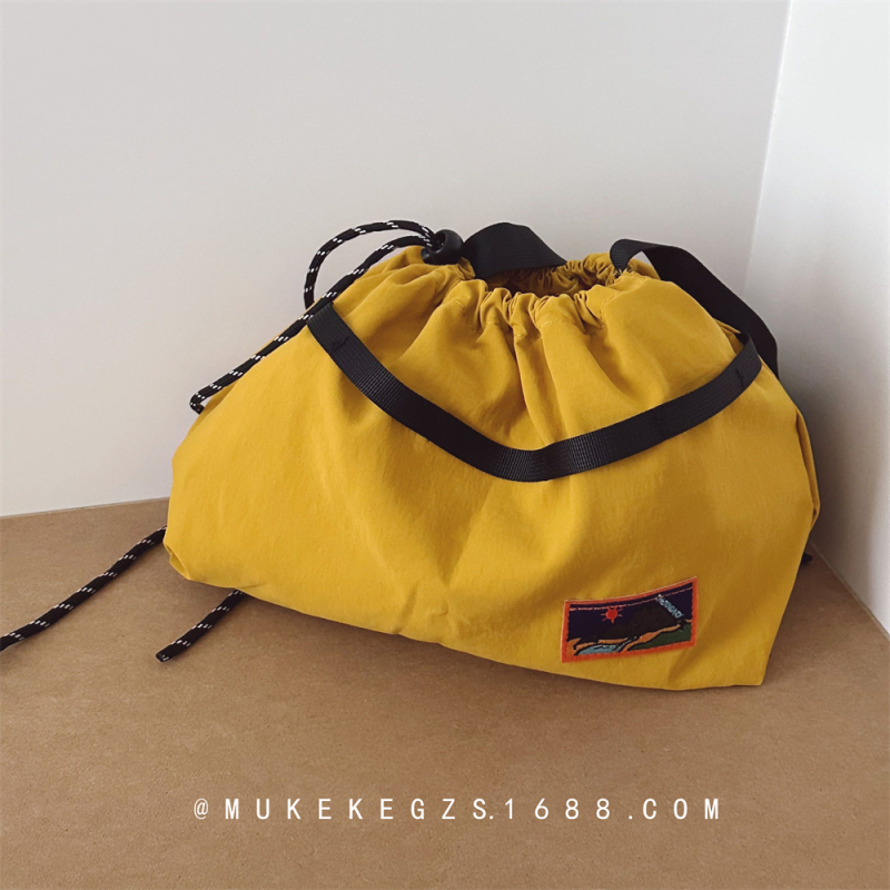 Dječja crossbody torba u japanskom stilu, lagana moderna torba za vanjske aktivnosti preko ramena, šnirna brzo-sušeća torba za odmor