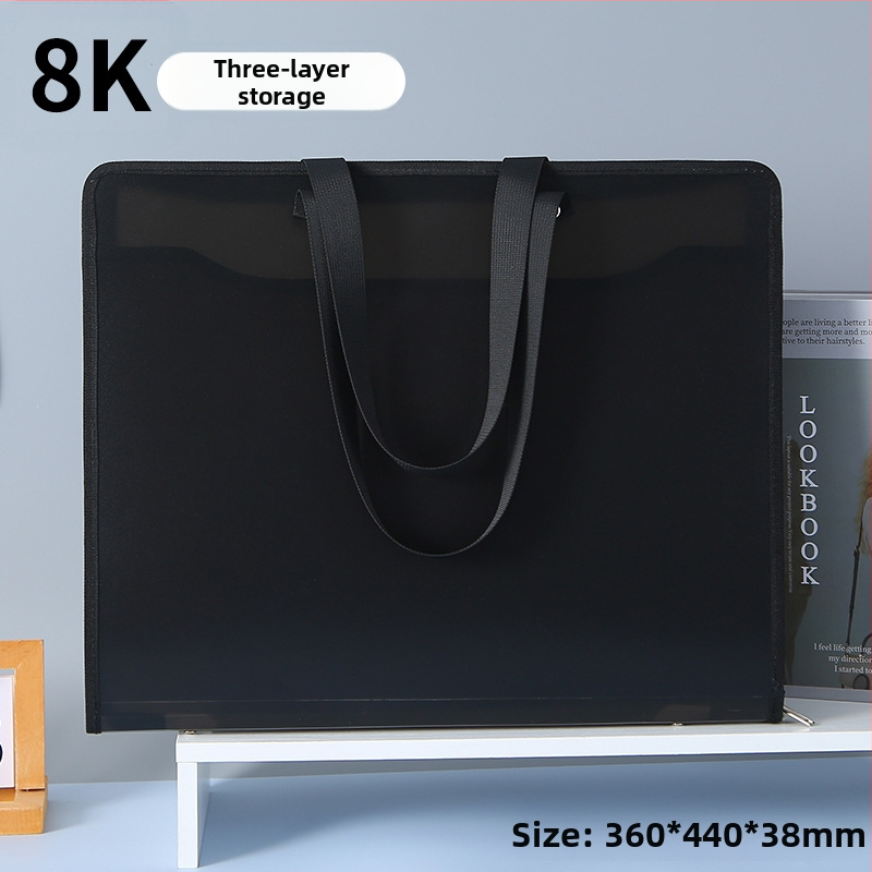 New Puda 8889 – PP materijal za umjetničko skladištenje: 4K umjetnički album, papir za crtanje, torba za skice, fascikl za radove, 8K skic papir, prijenosna torba za papir