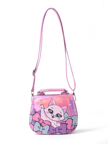 Dječja crossbody torbica za djevojčice s motivom jednoroga, vodootporan PVC vanjski dio, PU podstava