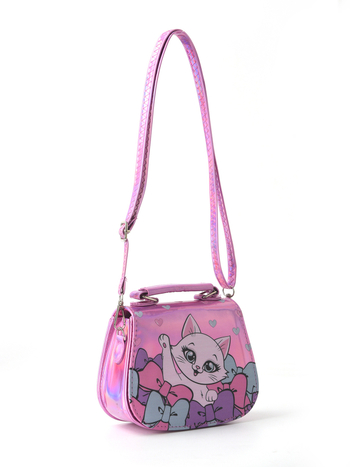 Dječja crossbody torbica za djevojčice s motivom jednoroga, vodootporan PVC vanjski dio, PU podstava