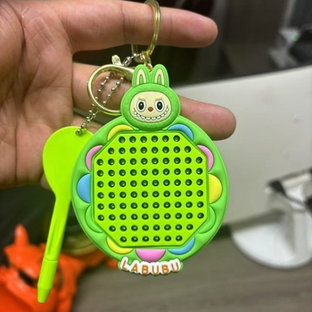 Okoshi μαγνητικός πίνακας ζωγραφικής με μεταλλικές μπίλιες, μπρελόκ, πλαστικό, χαριτωμένο στυλ