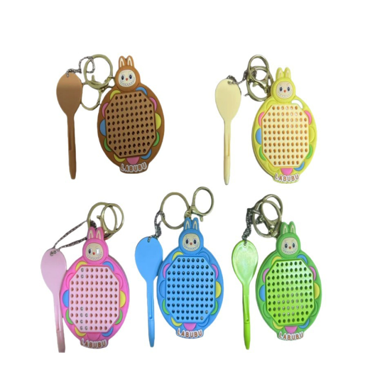 Okoshi μαγνητικός πίνακας ζωγραφικής με μεταλλικές μπίλιες, μπρελόκ, πλαστικό, χαριτωμένο στυλ