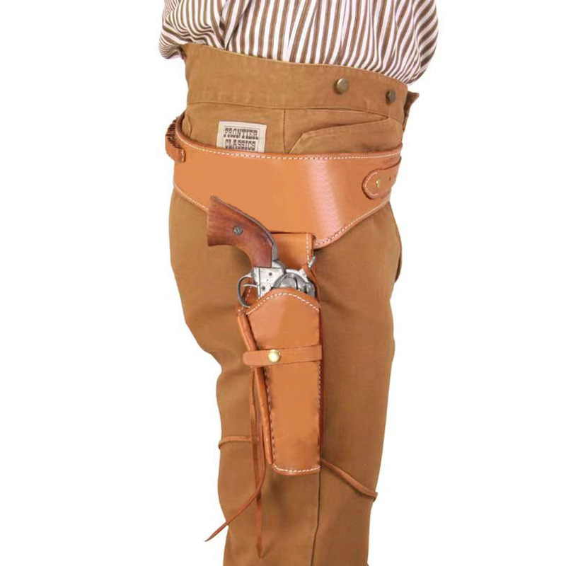 Kobur za pištolj na pojasu, PU materijal, geometrijski uzorak, podstava od sintetičke kože, vodootporan, unisex